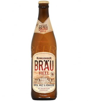 Кобленцер Брау Хелл/Koblenzer Brau Hell 0,5л.*20