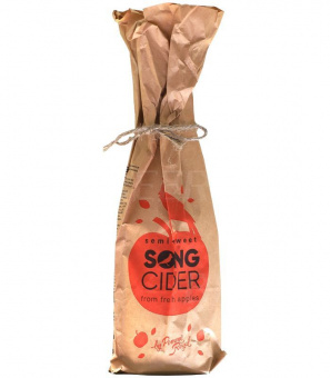 Сонг Сидр Яблоко Полусладкий/Song Cider Apple Semi-Sweet 0,75л.*12