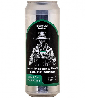Plague Brew Доброе утро, Бразилия, Суль-де-Минас/Good morning Brazil Sul De Minas 0,45л.*20