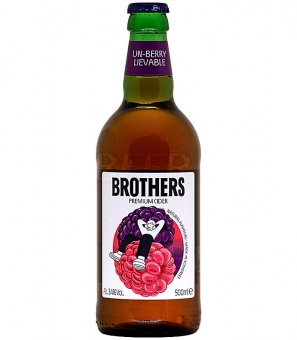 Бразерс Ун-Берриливэйбл Сайдер/Brothers Un-Berryllevable cider 0,5л.*12