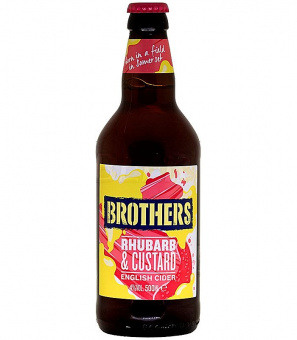 Бразерс Рубарб&Кастард/Brothers Rhubarb Custard 0,5л.*12