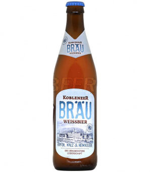 Кобленцер Брау Вайсбир/Koblenzer Brau Weissbier 0,5л.*20